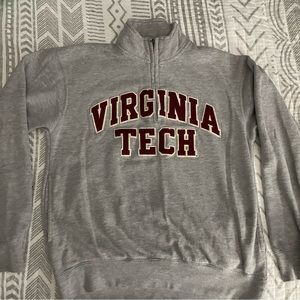 Virginia Tech pullover 1/4 zip sweatshirt